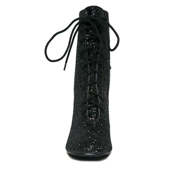 YRU Meteor Black Glitter Boots - Picture 4 of 7